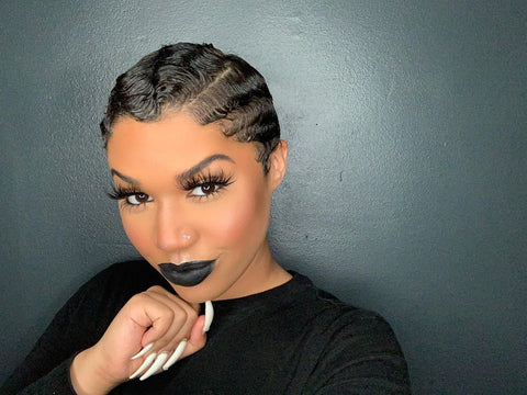 Finger Waves Short Natural Hairstyle Miche Beauty