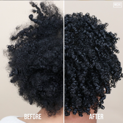 How to get defined natural hair curls with shingle method 