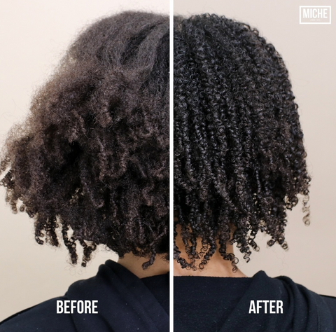 Natural Hair wash and go style defining curls