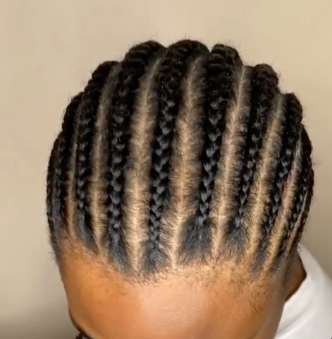 Base Braid Cornrows For Wig Installation