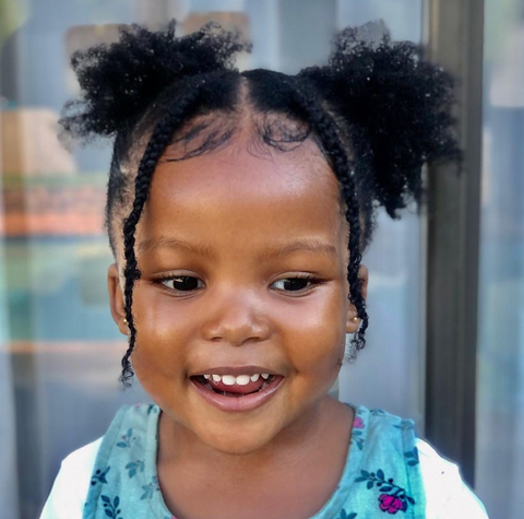 Pigtails with Braided details