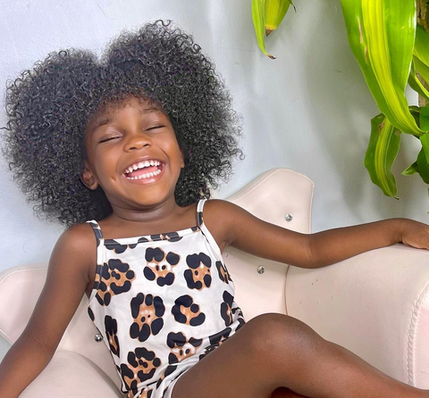 Little Girl With Afro Hair