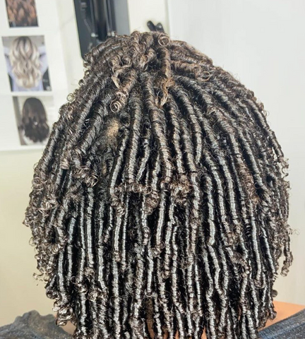 Finger Coils on Natural Hair