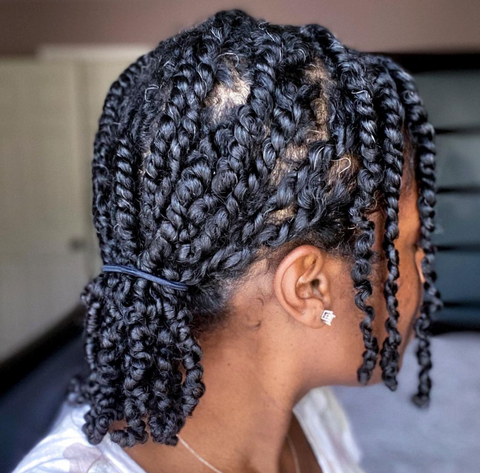 Two Strand Twists on Natural Hair