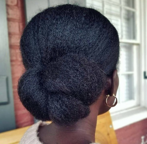 Bunning Natural Hair to Stretch Natural Hair