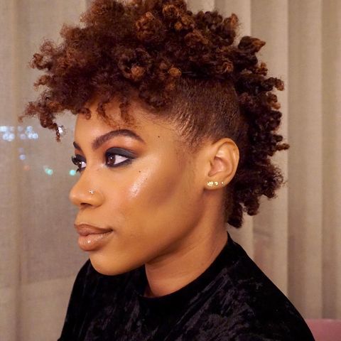 Frohawk Short Natural Hairstyle Miche Beauty
