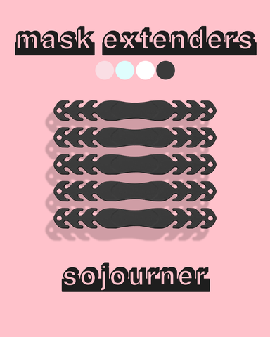 Mask ear savers / extenders graphic photo