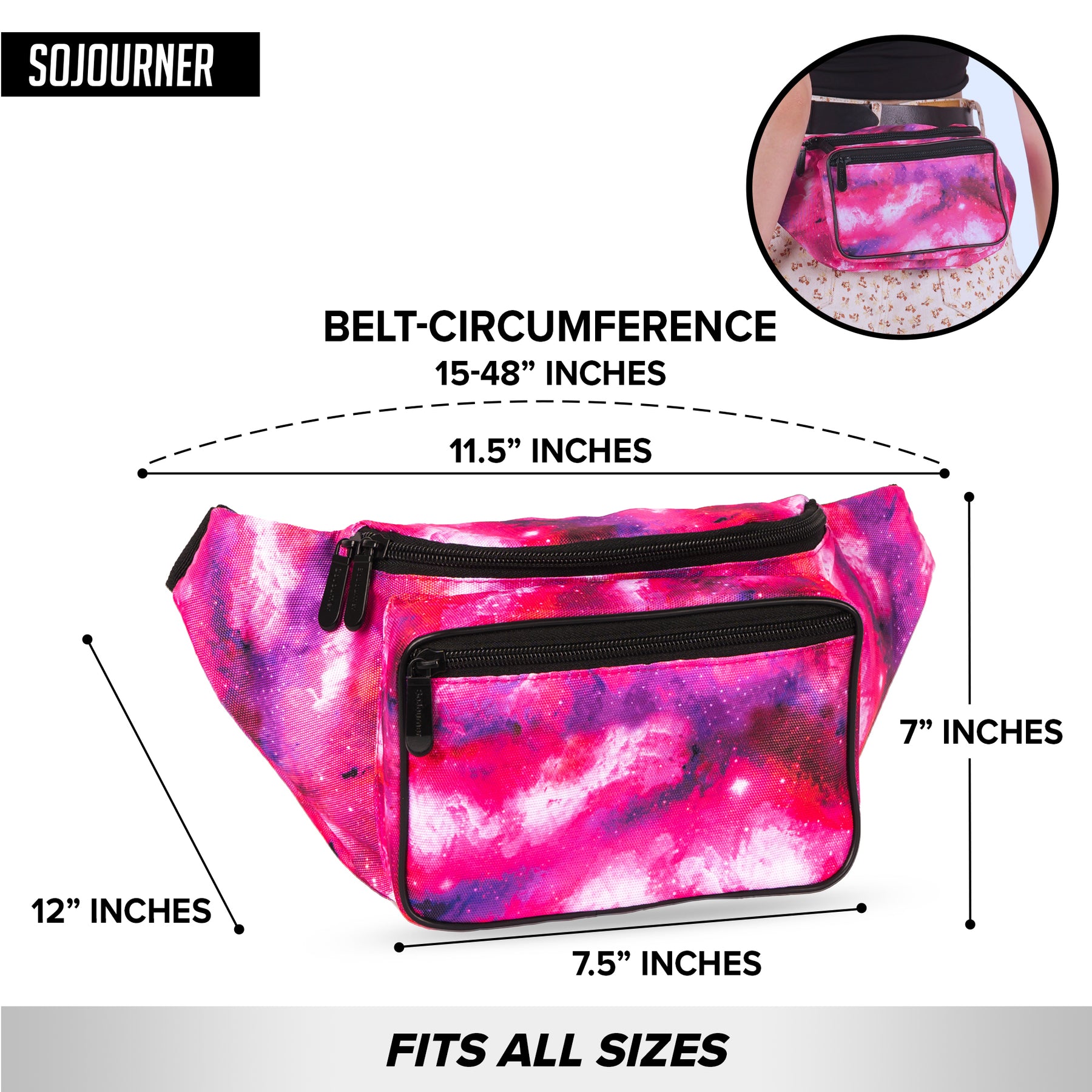 Galaxy Rave Fanny Pack | SoJourner