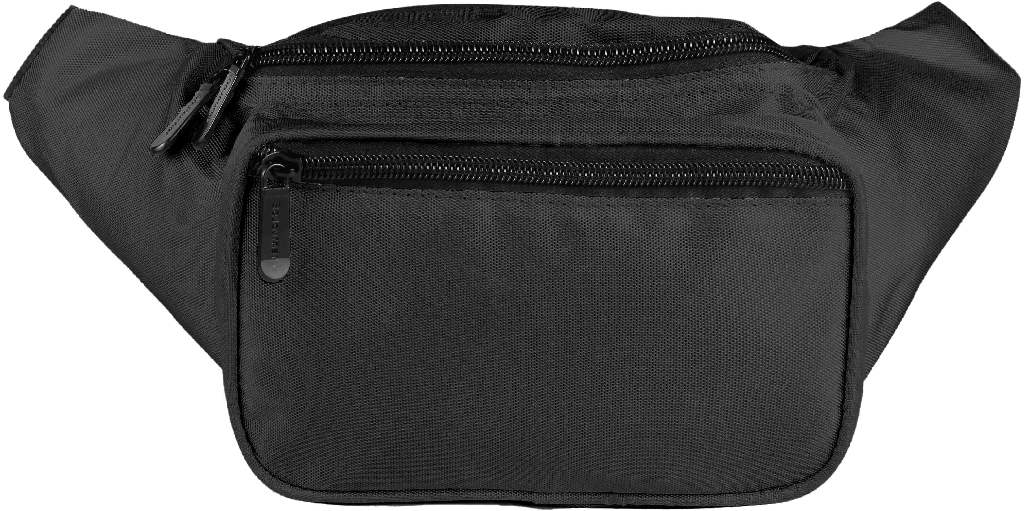 Solid Color Fanny Pack (Black) | SoJourner Bags