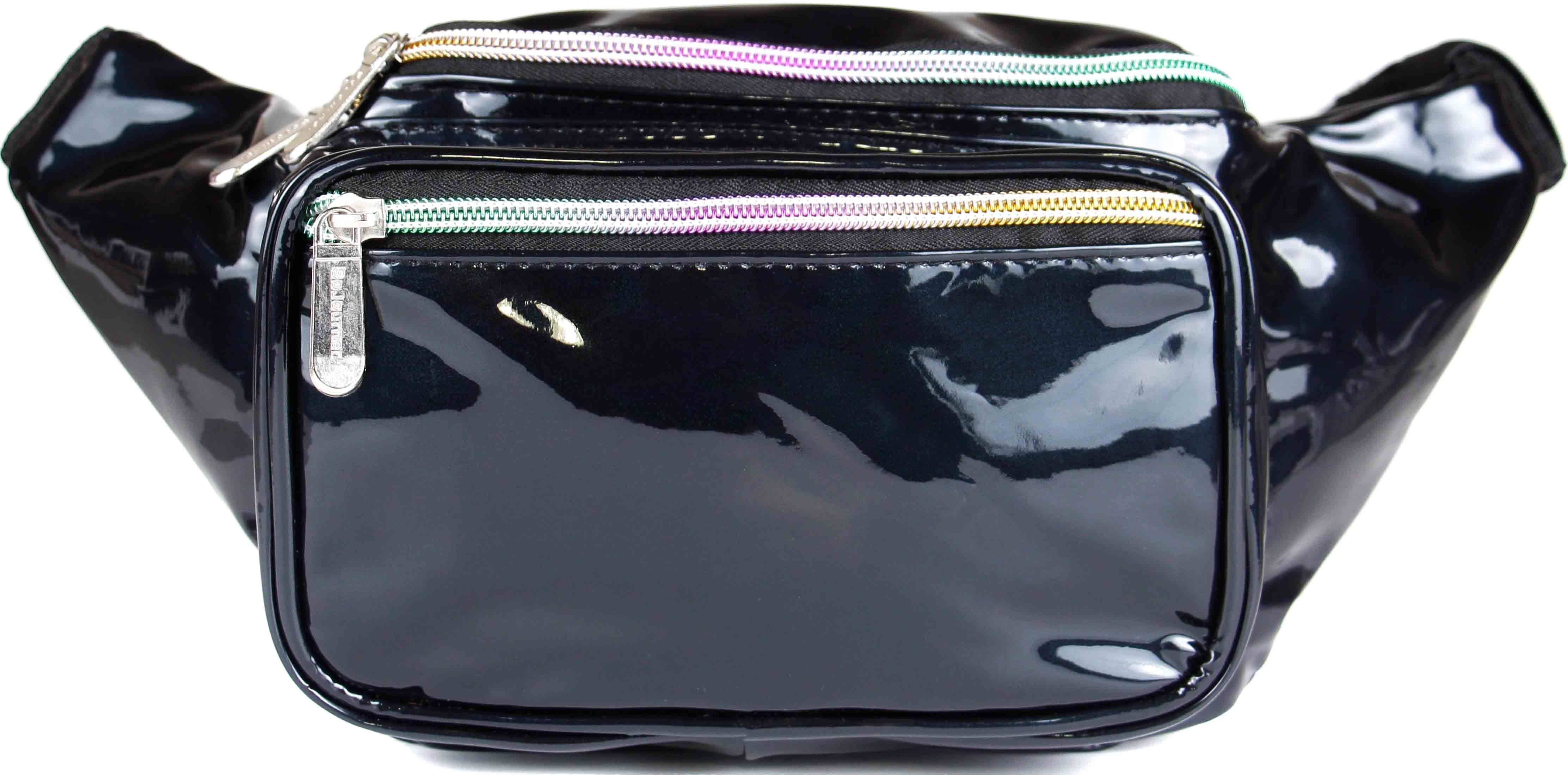 Glitter Black Fanny Pack | SoJourner Bags