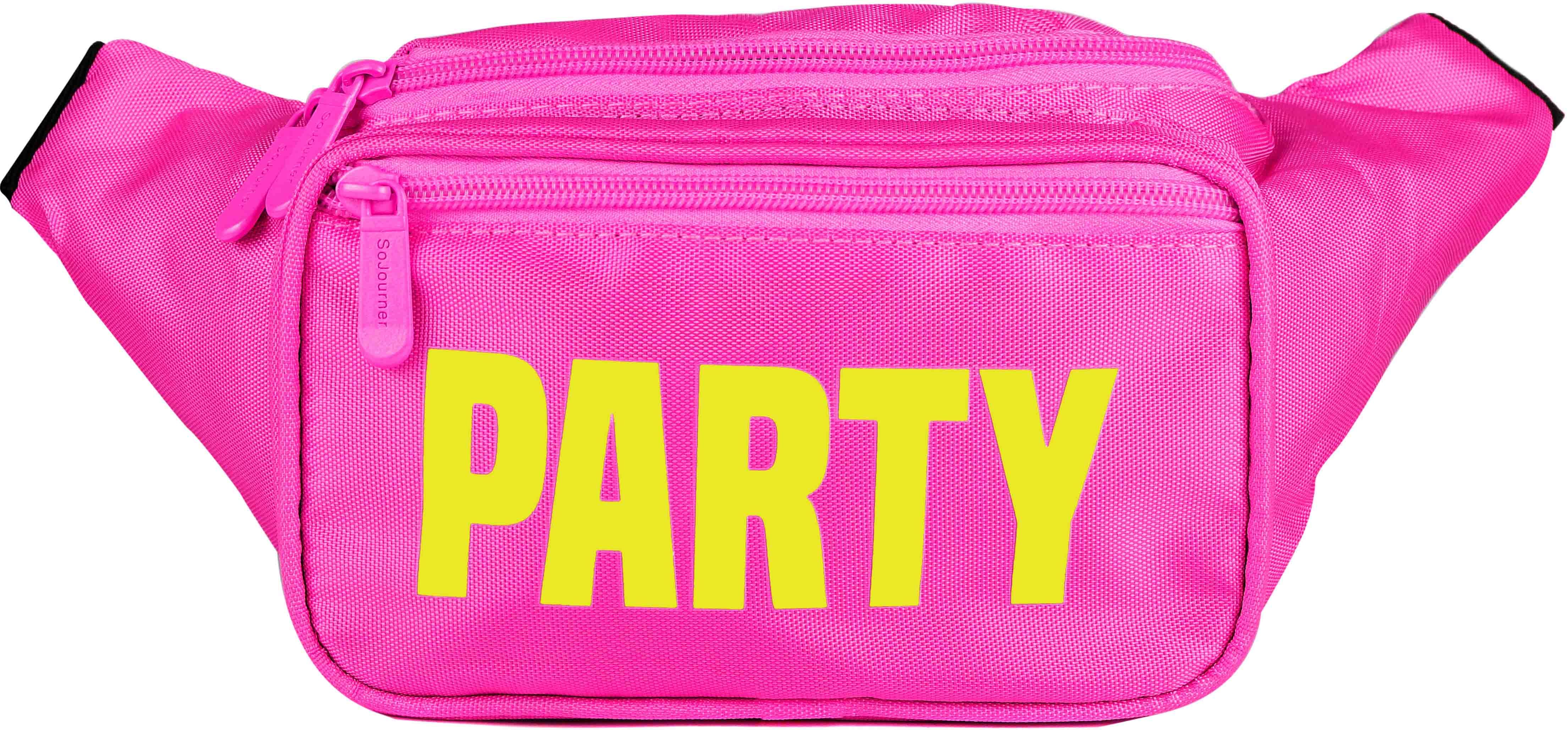 Pink Neon Party Fanny Pack | SoJourner Bags