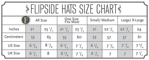 Hat Sizing Chart, How To Find Your Hat Size