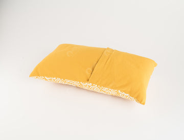 Cushion Cover - Lace Mustard