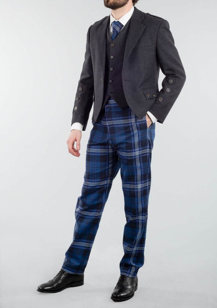 Persevere Thistle Blue Tartan Trews – KILT SOCIETY™