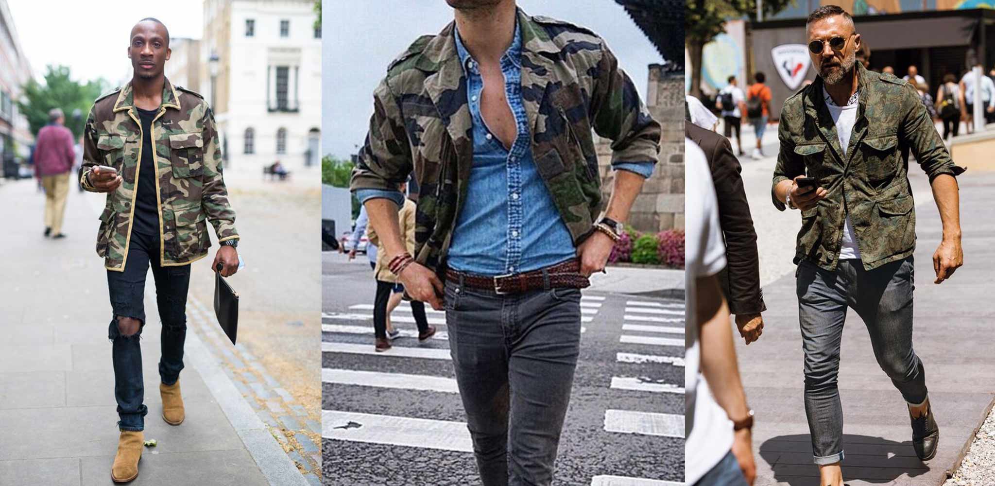 How to Wear a Camo Jacket - Law of Fashion Blog