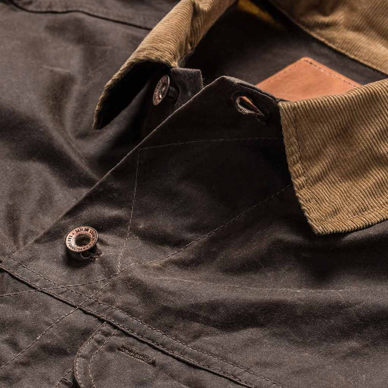 Long Haul Jacket in Tobacco Waxed Canvas