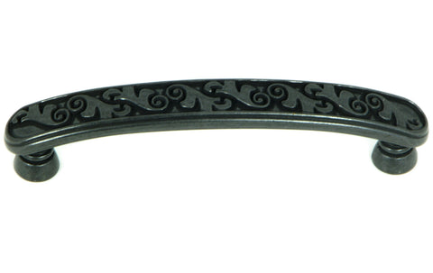 CP81098-BA Antique Black Oakley Cabinet Pull – Stone Mill Hardware