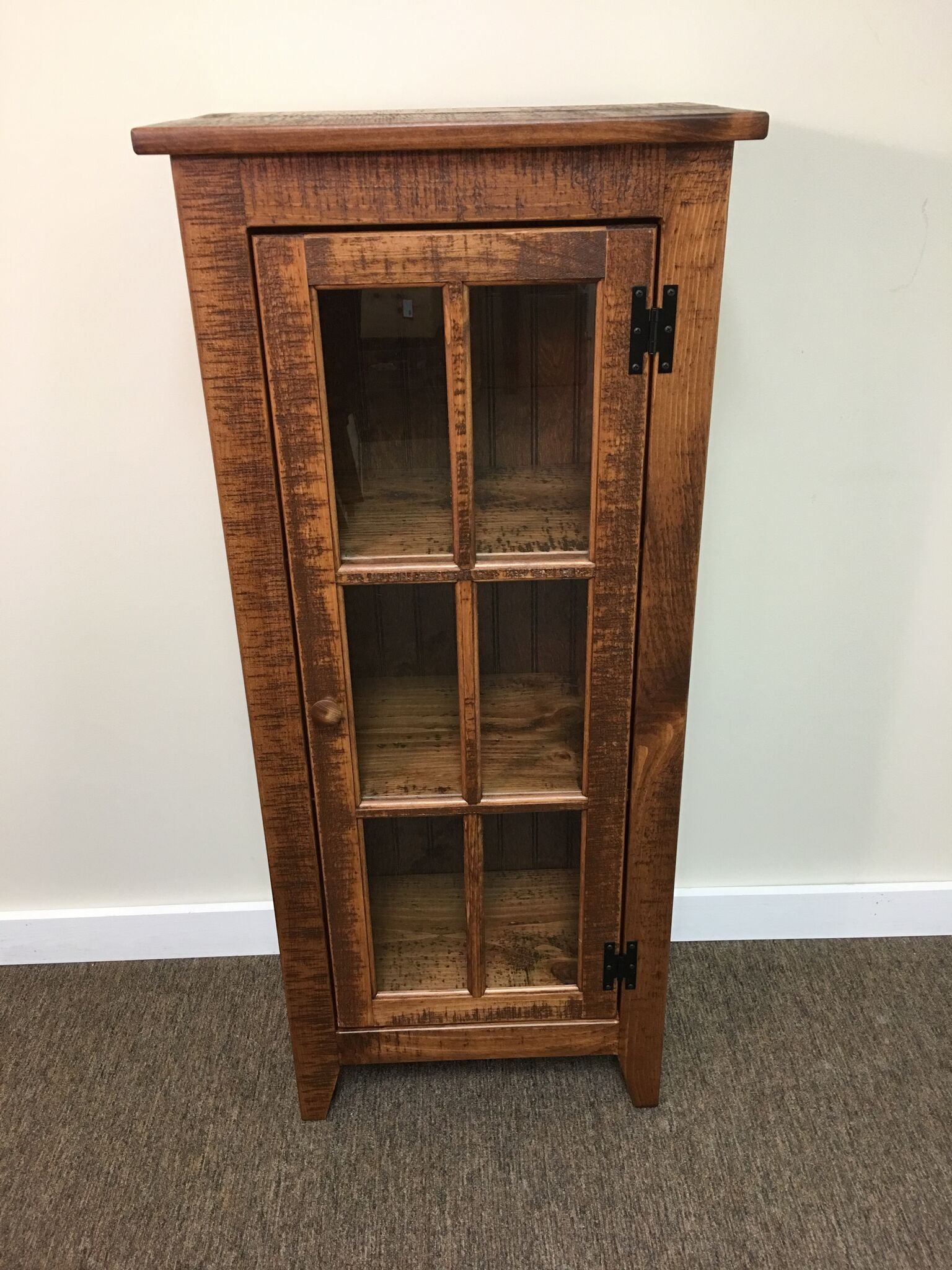 Seely Rustic Display Cabinet KC Country Home Accents