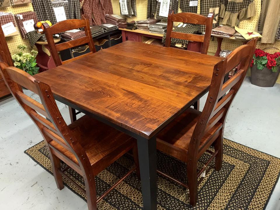 1963 square extension leaf kitchen table