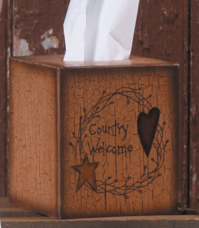 country tissue box cover