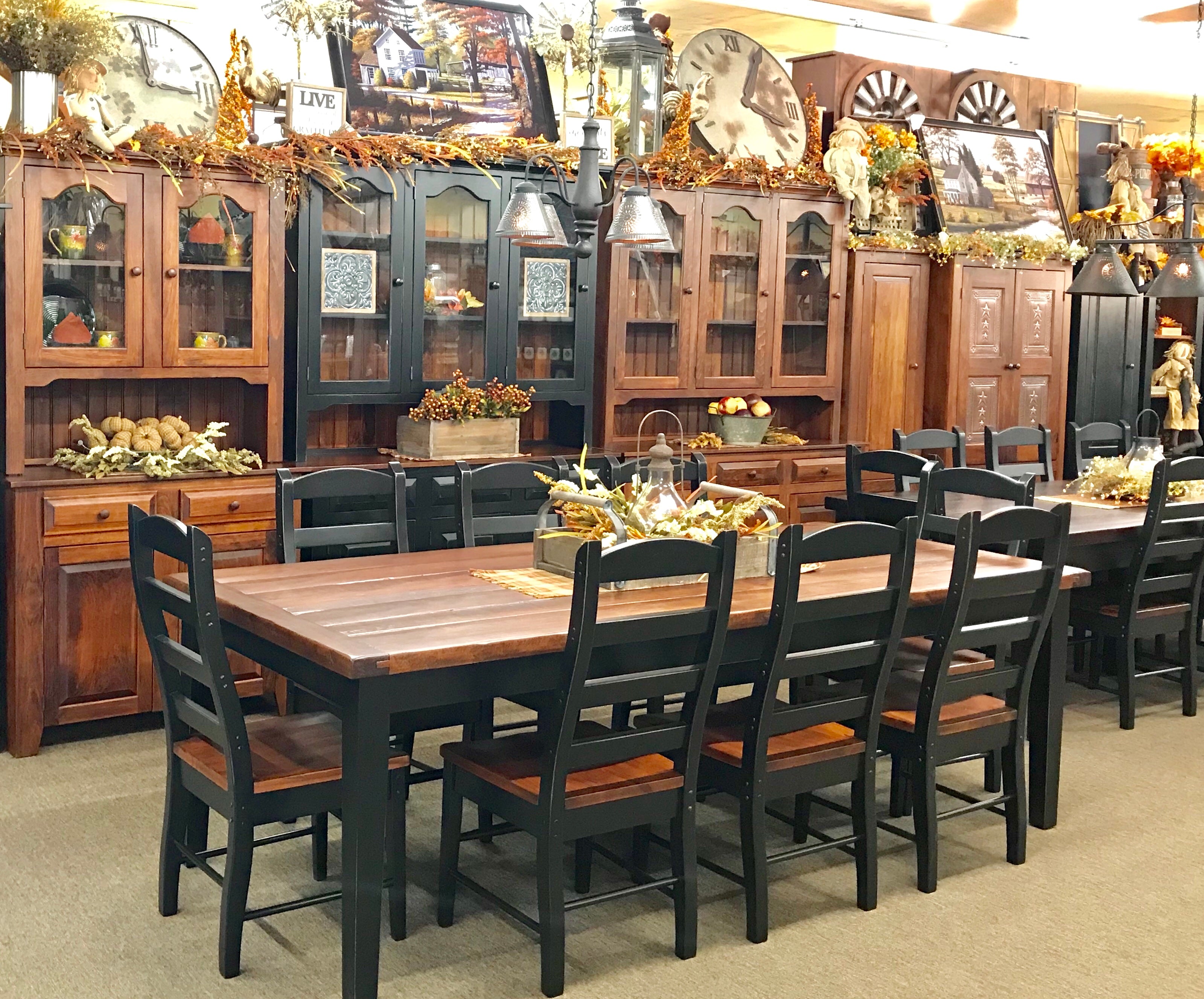 Amish Made Dining & Kitchen Tables and Fall Decor - KC ...