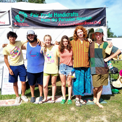Teen volunteers at Falcon Ridge Folk Festival 2022