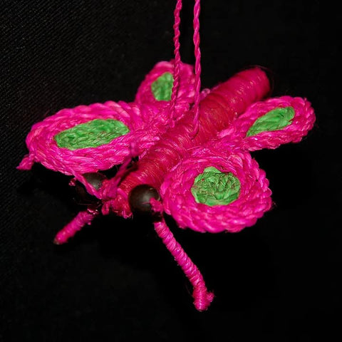 First generation chambira butterfly made by artisan from Jenaro Herrera