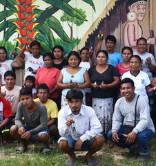 Maijuna artisans from Sucusari at Amazon Ecology workshop. Photo by Tulio Davila/Amazon Ecology