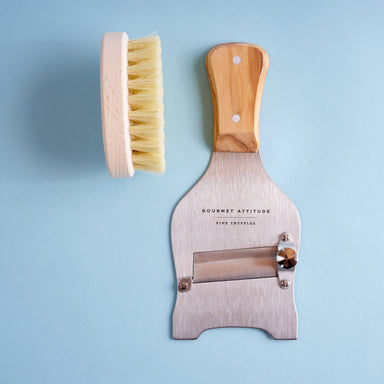 WOODEN (olive wood) TRUFFLE SLICER