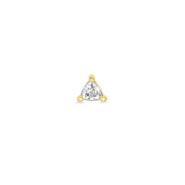 Jennifer Meyer | Single Trillion-Cut Diamond Stud