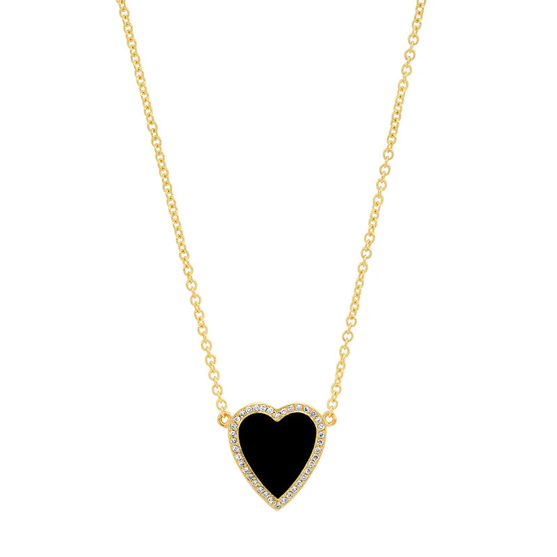 Hammered Heart Necklace – Marissa Collections