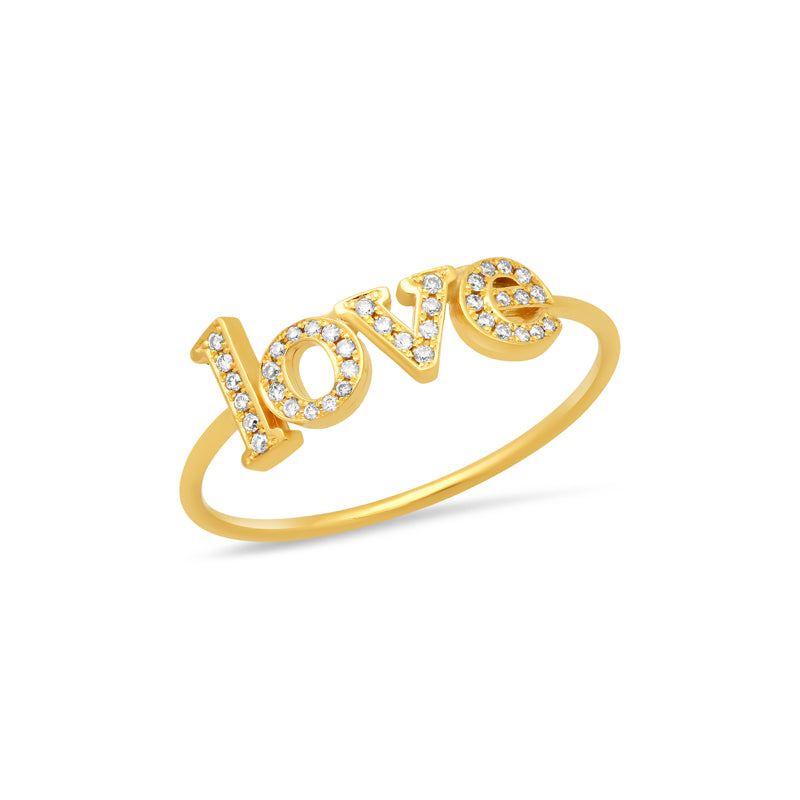 Diamond Love Ring