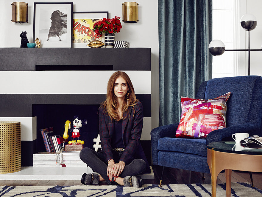 Chiara Ferragni takes Los Angeles.Interior Design by Consort. Photo: Christopher Patey