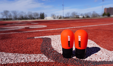 Quick Shot Squeeze Bottles 2-pack on Athletic Track Field