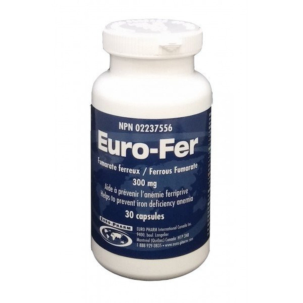 euro-fer-ferrous-fumarate-300mg-30-caps-backorder-village-vitamin-store