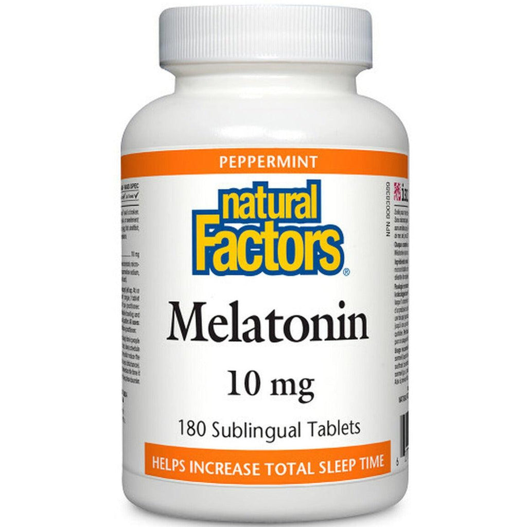 Natural Factors Melatonin 10MG 180 Tabs - Village Vitamin ...