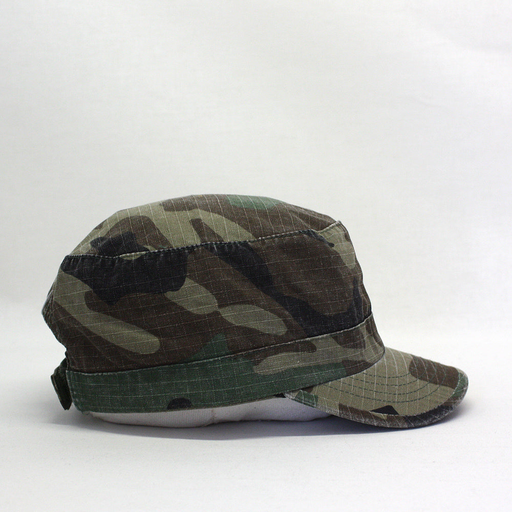 Washed Cotton Twill Cadet Bendable Visor Adjustable Military Radar Cap ...