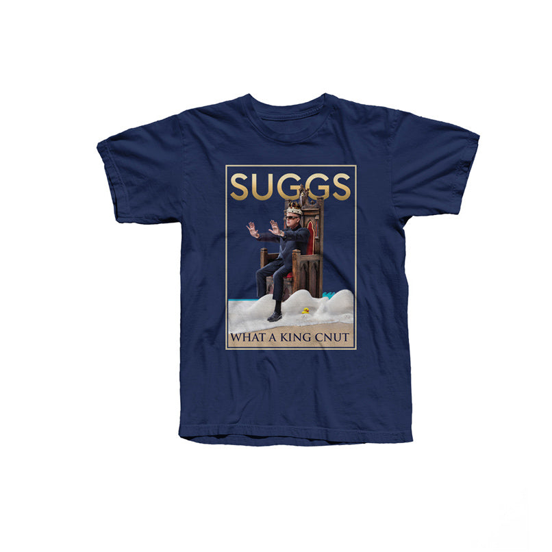 King Cnut Navy T-Shirt - Suggs Official Store product image