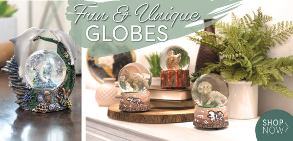 Fun and unique globes, pictures of dolphin globe and dinosaur globes, shop all globes now!