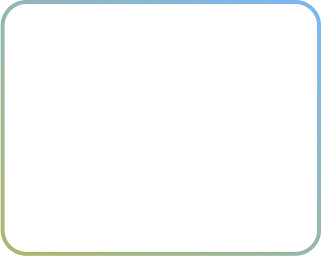 Rounded rectangle with a gradient border and blank white center.