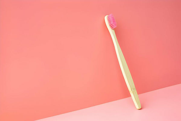 toothbrush turning pink