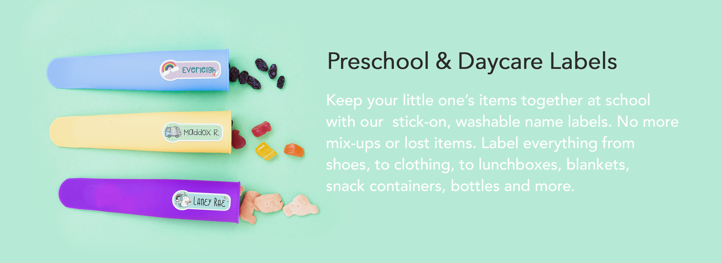Little Kids Labels  Preschool & Daycare Labels & Stickers – LabelDaddy