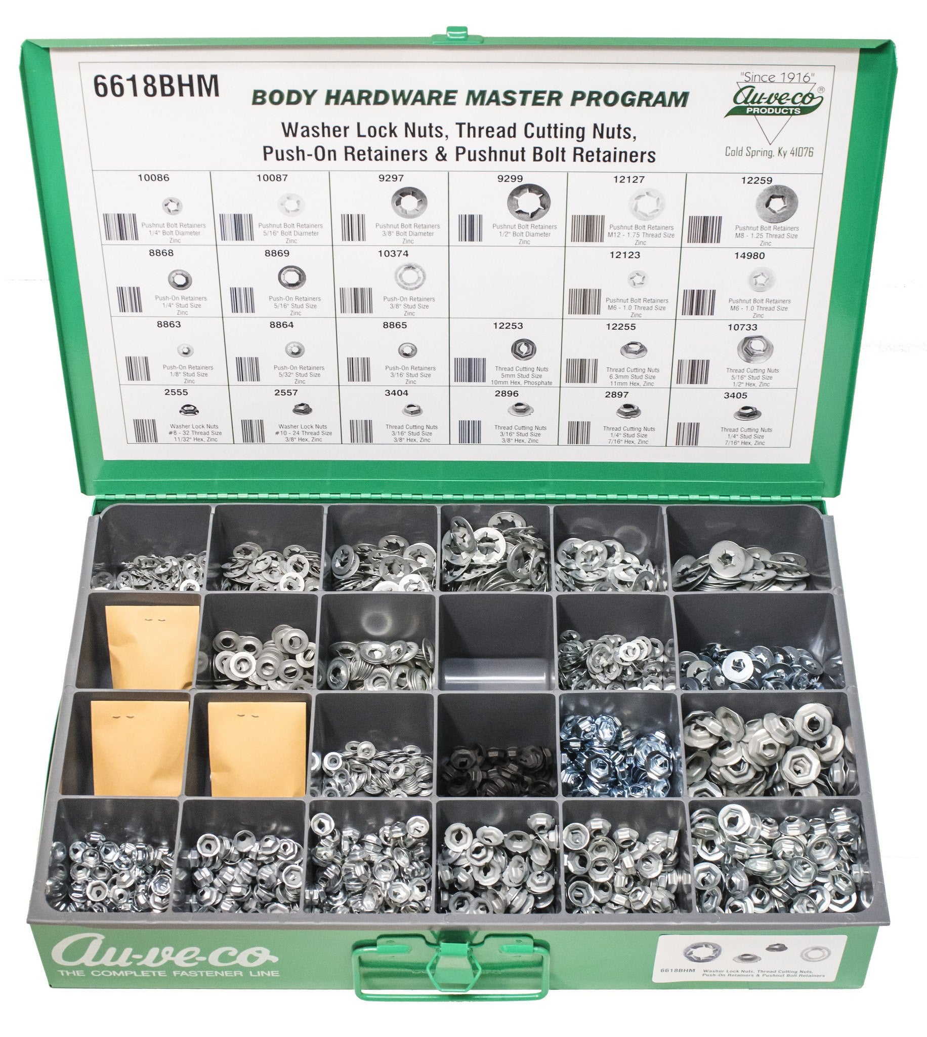 Auveco 6540 Metric Body Bolt And Nut Kit Qty 1