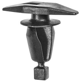 Auveco 21918 Weatherstrip Retaining Clip; Head Size: 7mm X 12mm, Stem Dia:  8mm, Stem Length: 9mm, Black Nylon Qty 25 –