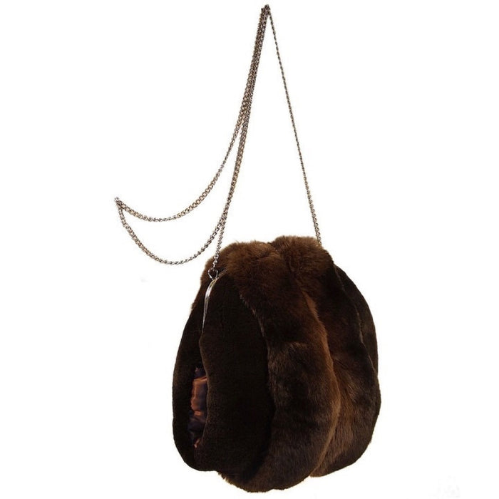 real fur bag