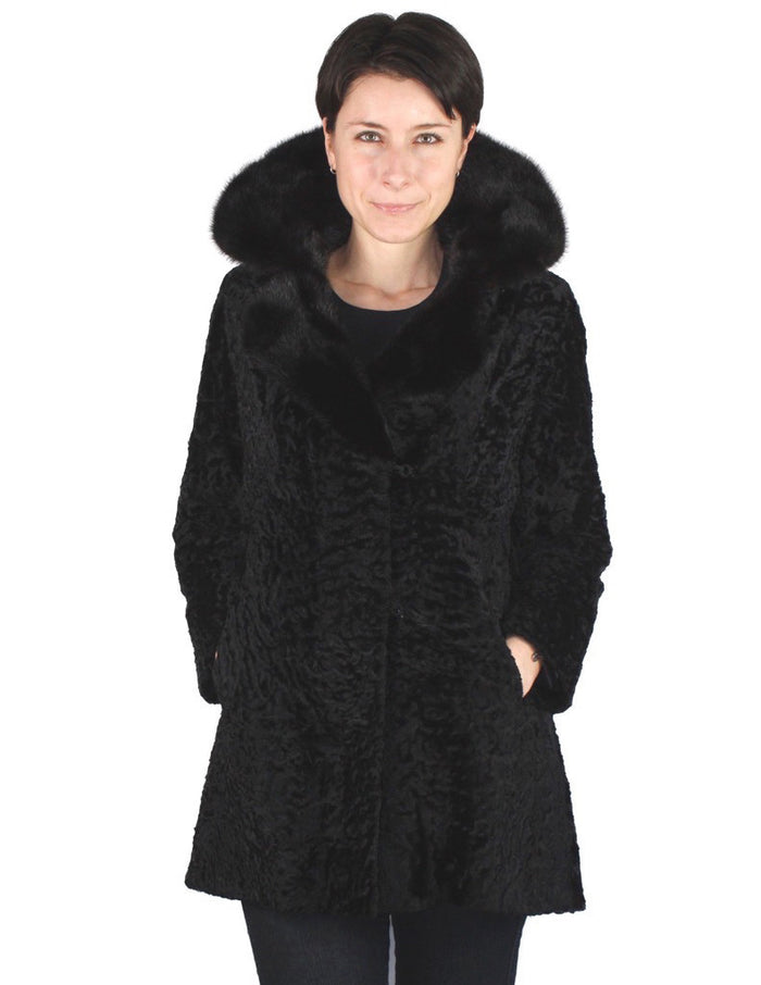 mink fur collar vintage