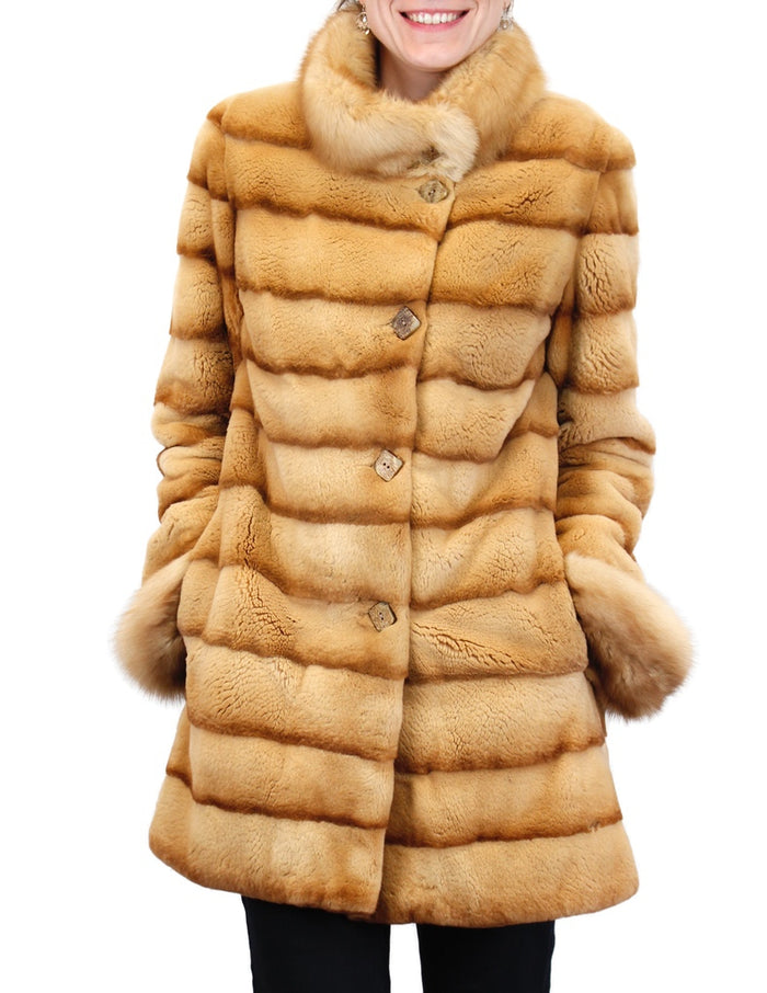 sable fur collar