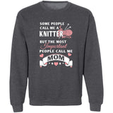 Knitter Mom Sweatshirt