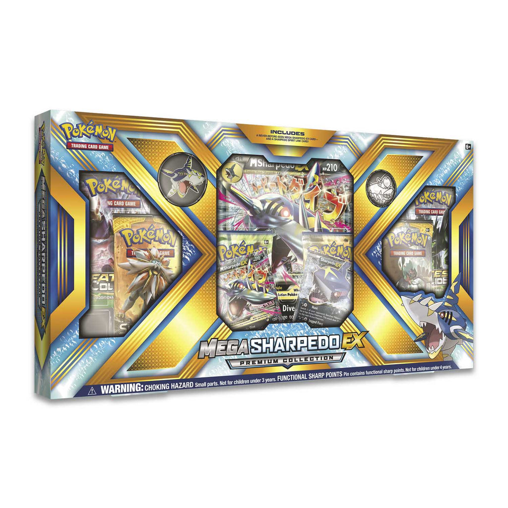 Pokémon Tcg Mega Sharpedo Ex Premium Collection Available Now