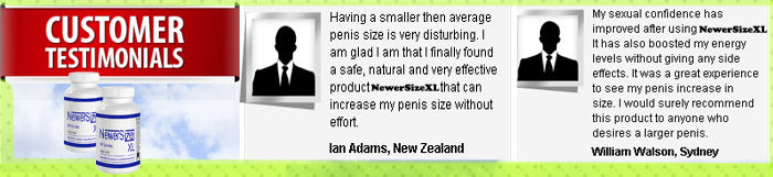 customers review newersizexl male penis enlargement